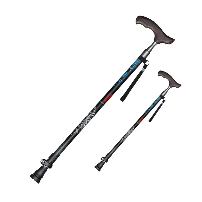 Nordic Walking Poles Carbon 100 - 1 bâton de trekking antichoc ultraléger,