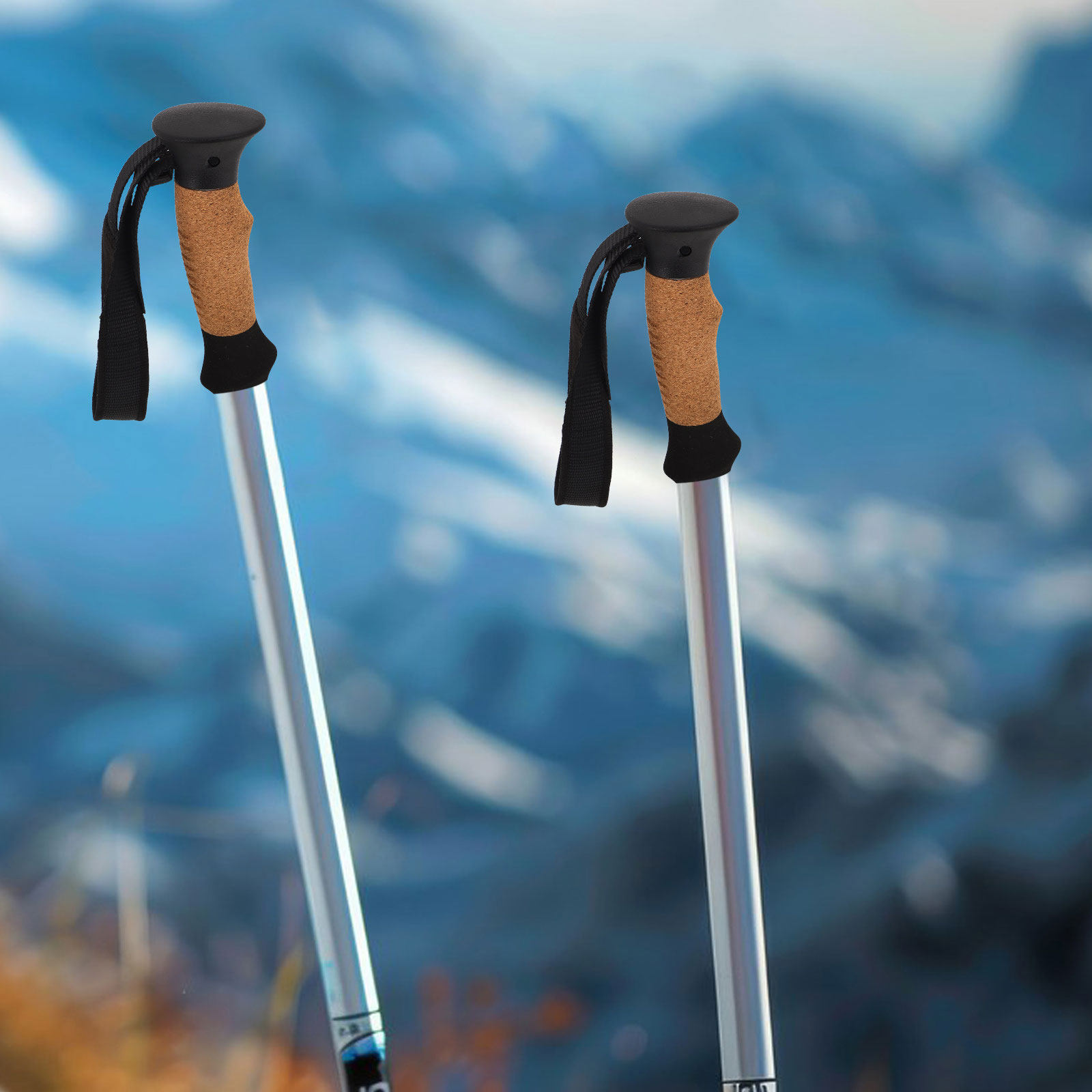Wrist Straps Replacement Trekking Pole - Poignées de remplacement en liège pour