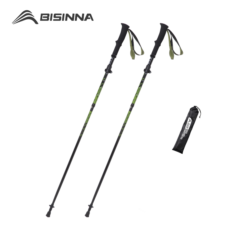 Folding Walking Sticks Hiking Adjustable - Bâtons de randonnée en fibre de