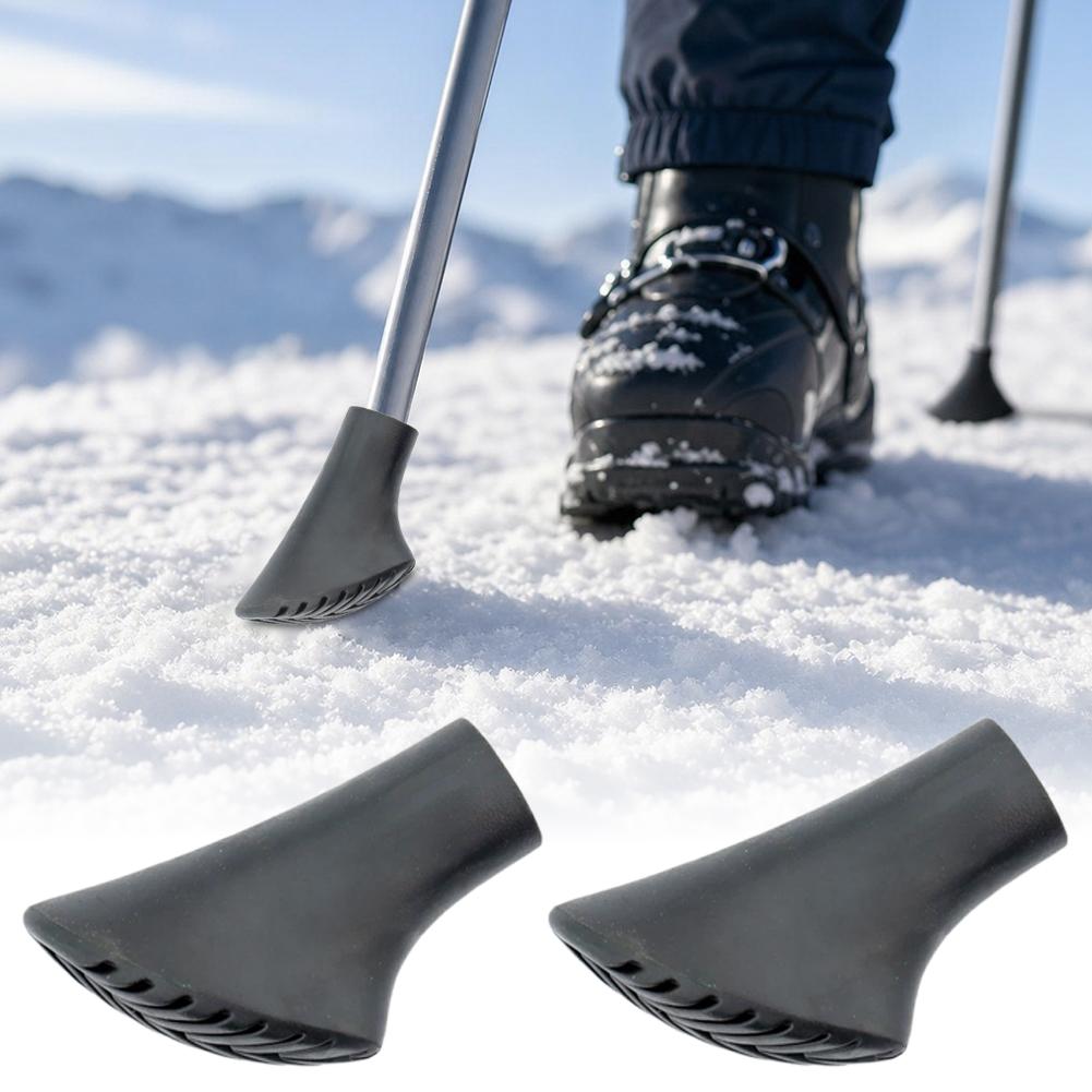 Trekking Pole Rubber Tips Feet Replacement - 2 embouts de remplacement pour bâtons