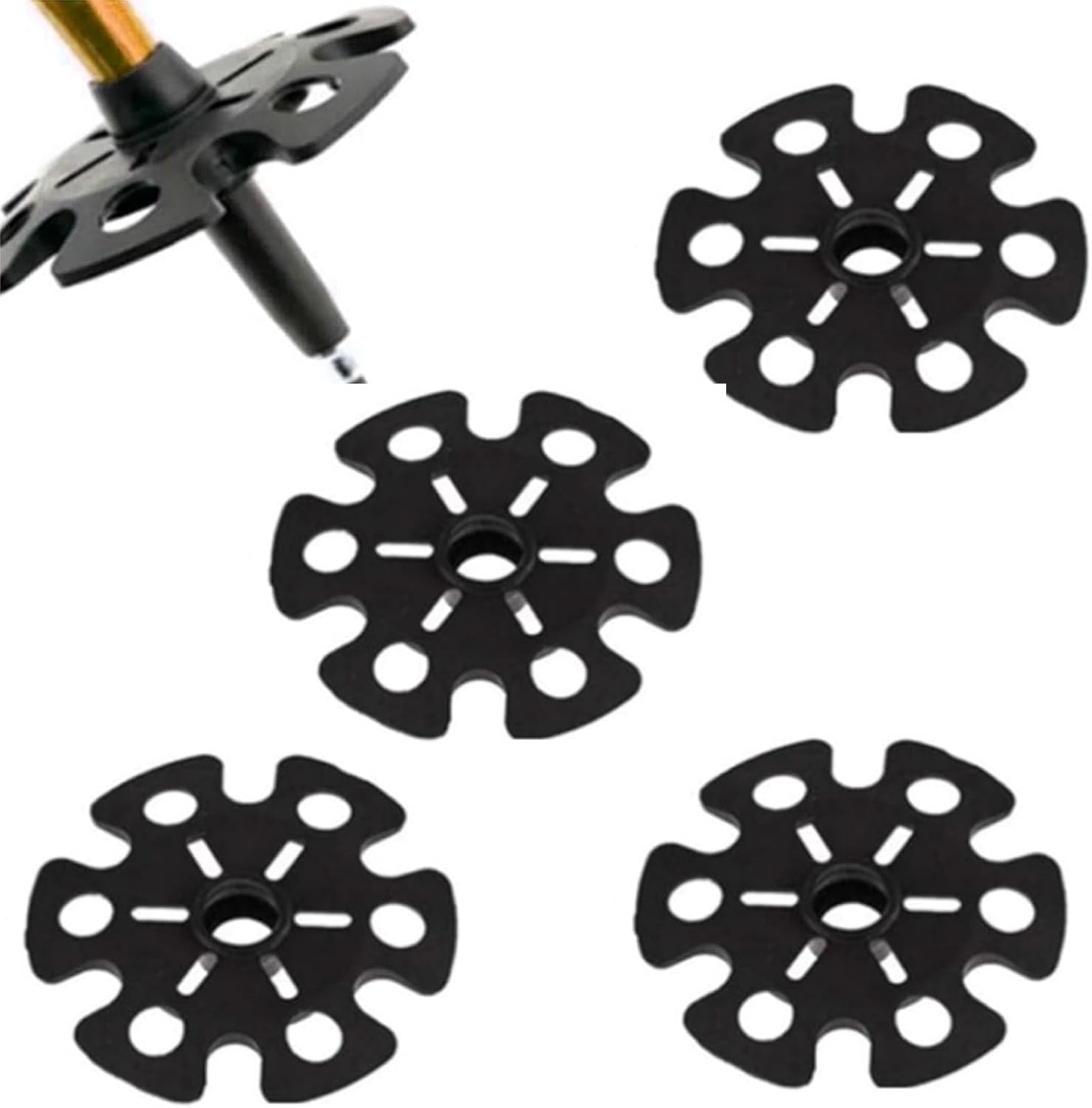 Trekking Pole Rubber Tips Feet Replacement - Embouts de remplacement pour bâtons de