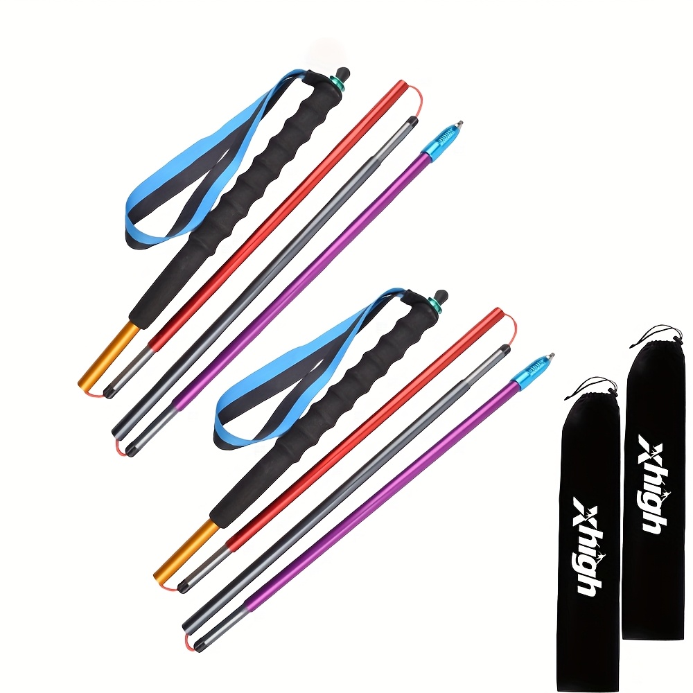 Quick Lock Trekking Poles Aluminum 7075 - Bâtons de randonnée pliants ultralégers en