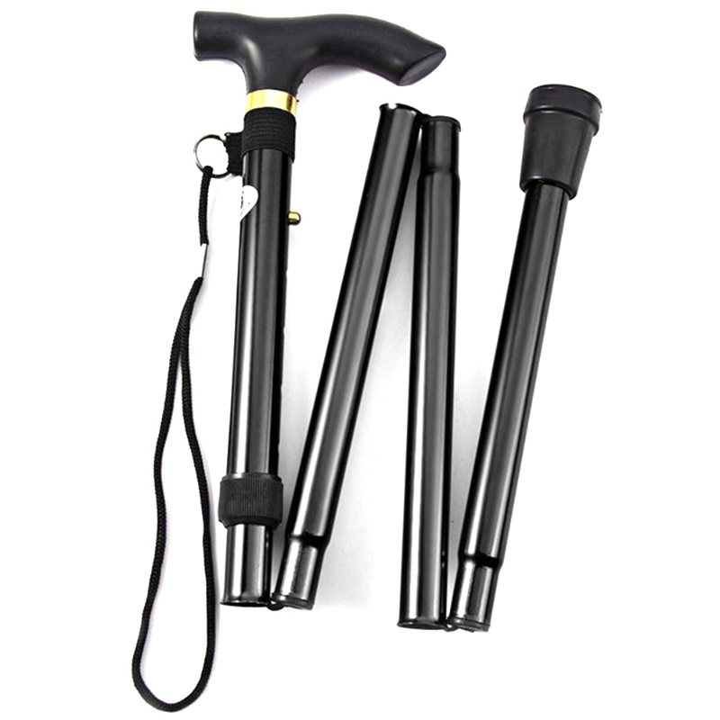 Bâton de marche pliable en all - Folding Walking Sticks Hiking Adjustable avis et prix