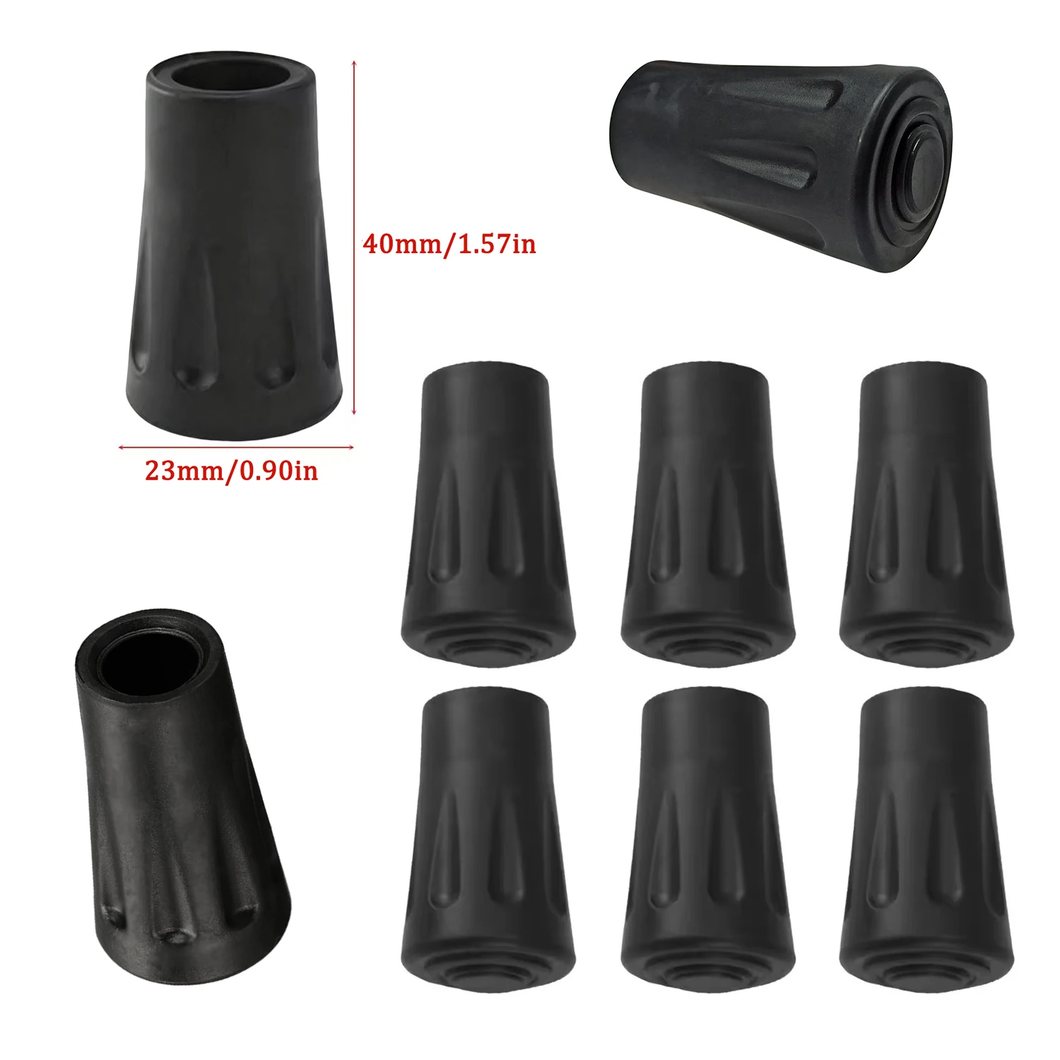 Protections en caoutchouc pour - Trekking Pole Rubber Tips Feet Replacement avis et prix