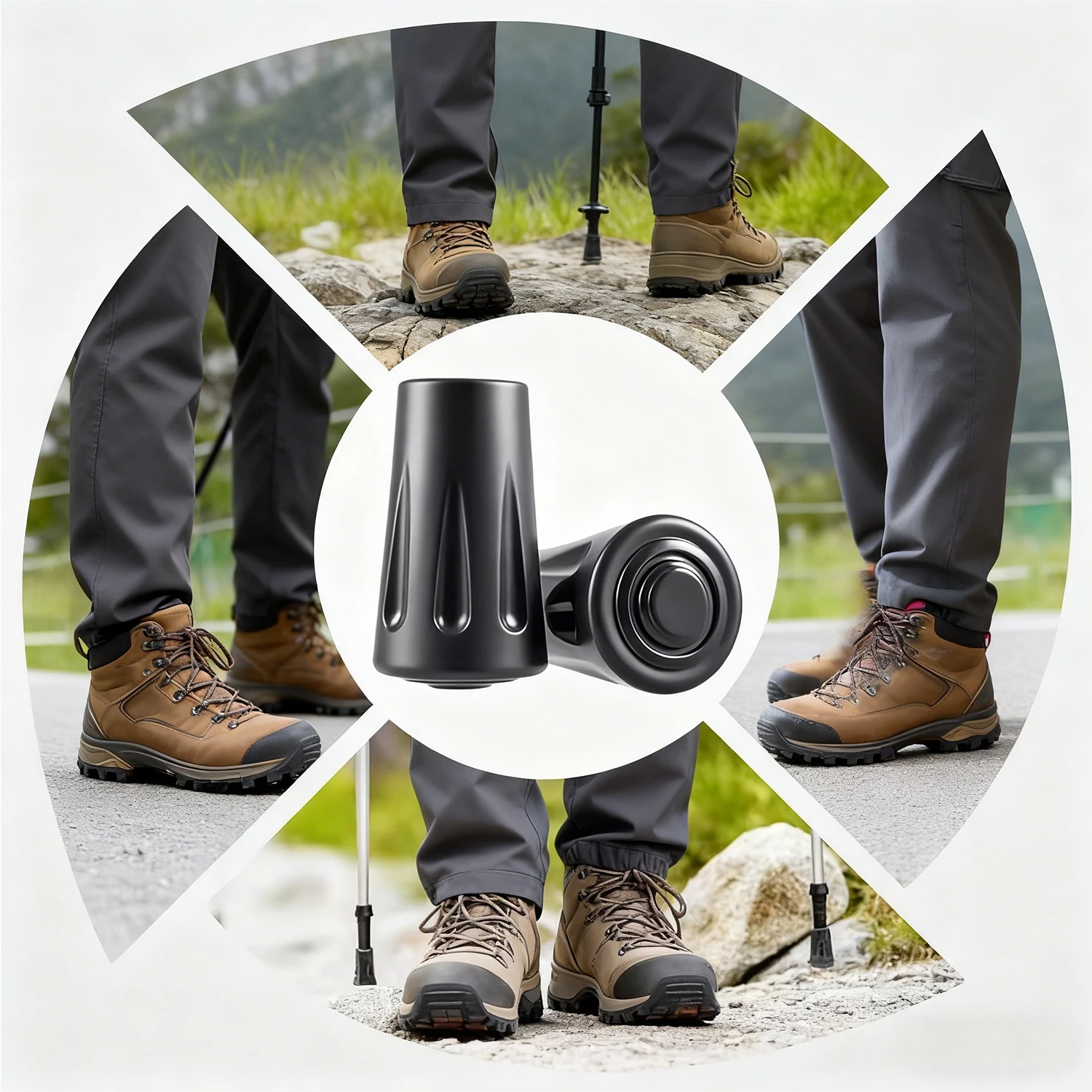 Protections en caoutchouc pour - Trekking Pole Rubber Tips Feet Replacement avis et prix