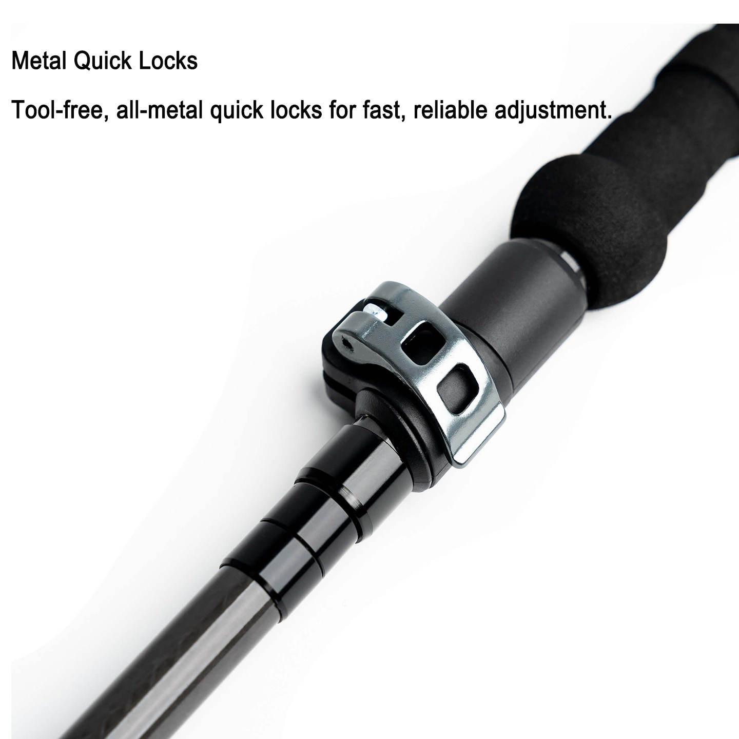 Paires de bâtons de randonnée  - Carbon Fiber Trekking Poles Ultralight Pair avis et prix