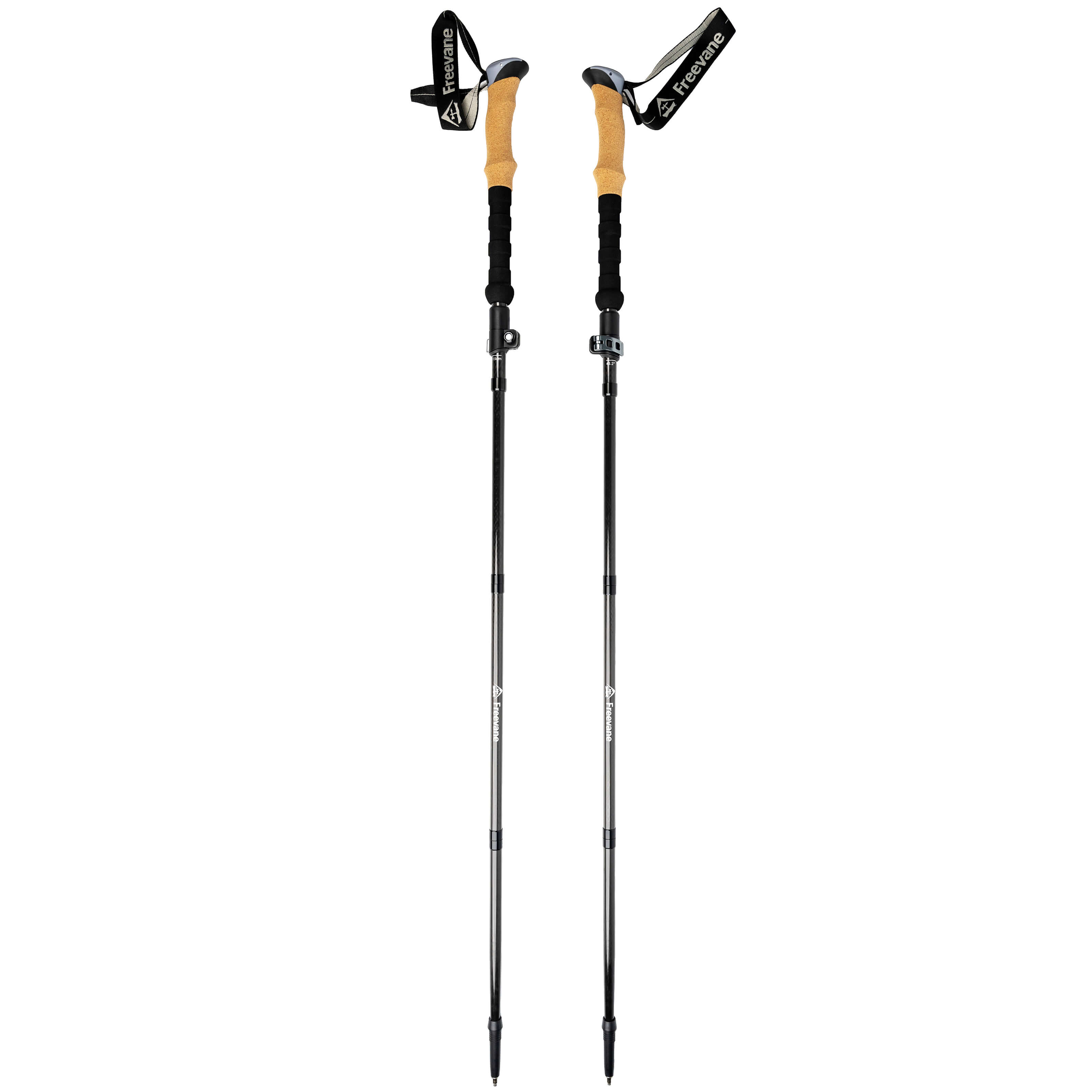 Paires de bâtons de randonnée  - Carbon Fiber Trekking Poles Ultralight Pair avis et prix