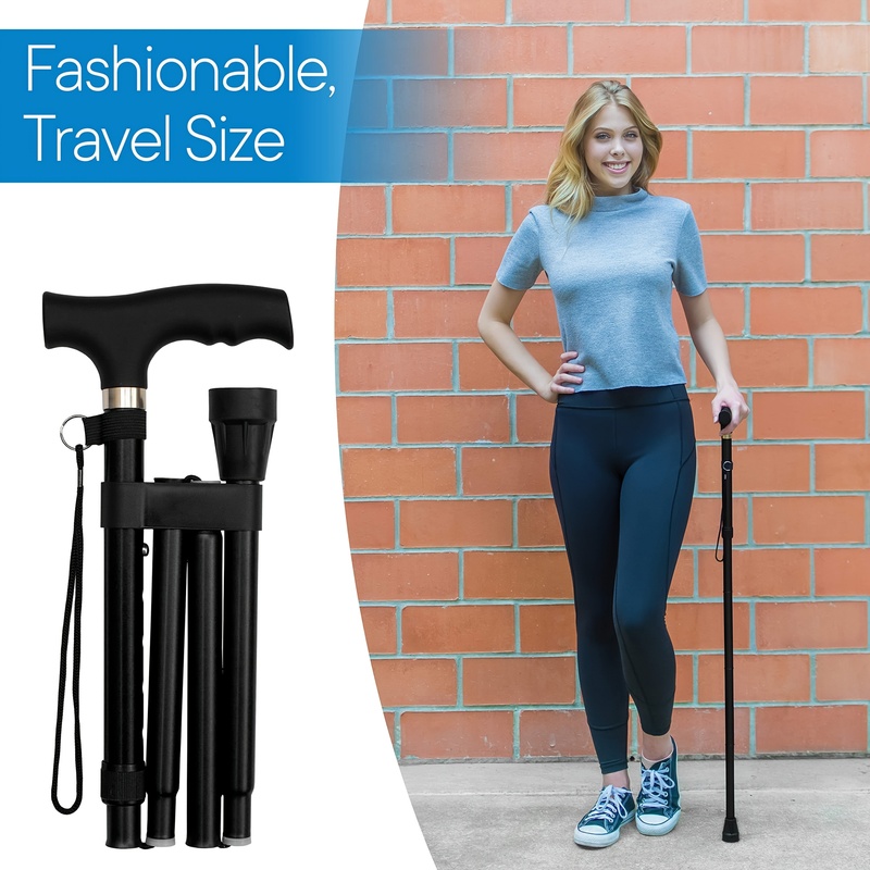 Bâton de marche pliable ultral - Folding Walking Sticks Hiking Adjustable avis et prix