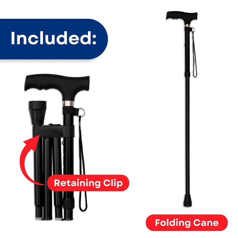 Bâton de marche pliable ultral - Folding Walking Sticks Hiking Adjustable avis et prix