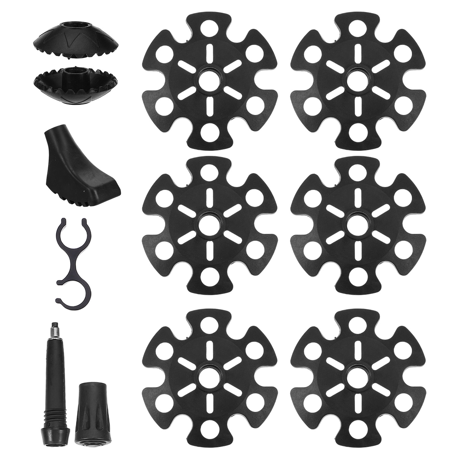 1 jeu de capuchons de remplace - Snow Baskets Mud Baskets Trekking Pole avis et prix
