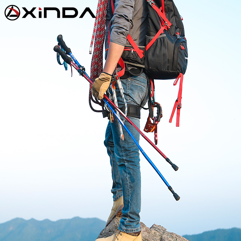 Bâtons de randonnée pliables u - Quick Lock Trekking Poles Aluminum 7075 avis et prix
