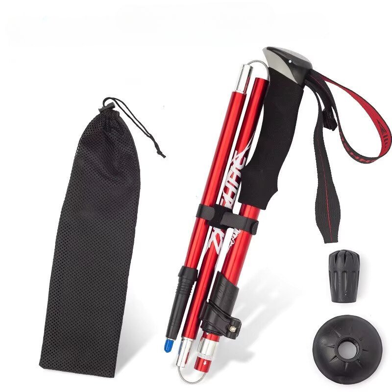 1 Paire de Bâtons de Randonnée - Folding Walking Sticks Hiking Adjustable avis et prix
