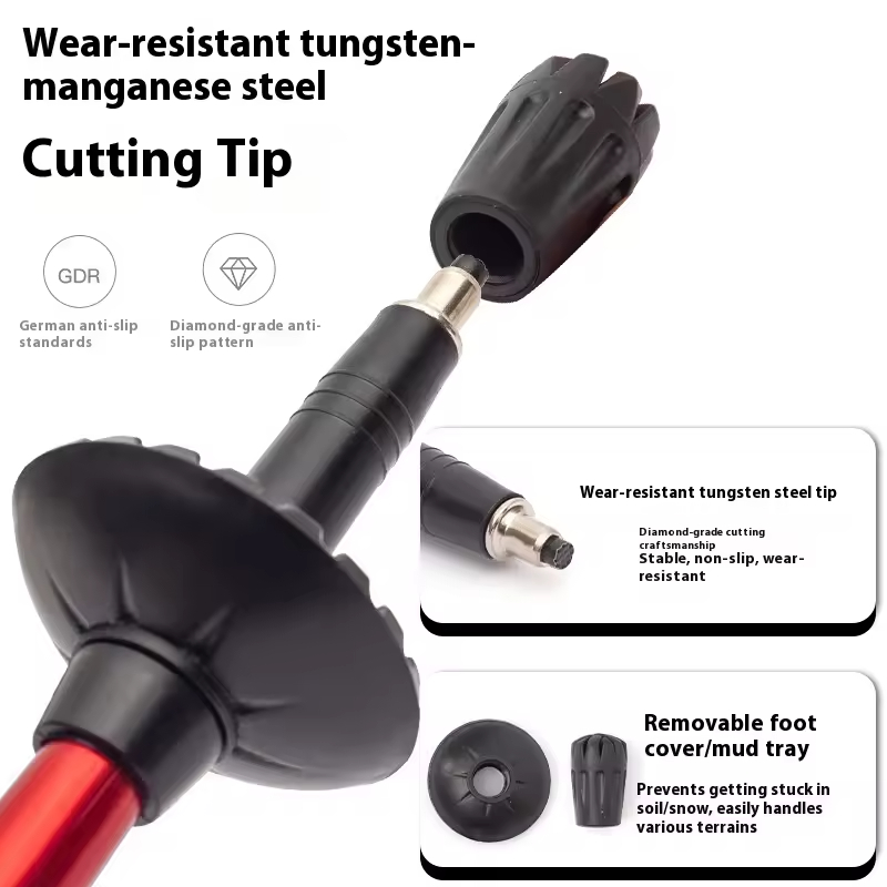 1 Paire de Bâtons de Randonnée - Folding Walking Sticks Hiking Adjustable avis et prix