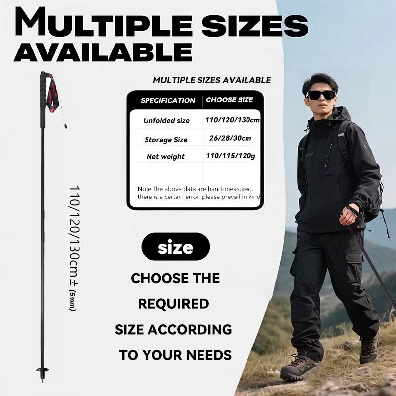 Bâtons de randonnée pliables e - Carbon Fiber Trekking Poles Ultralight Pair avis et prix