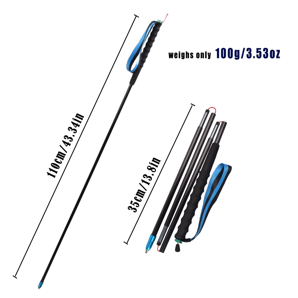 Bâton de randonnée pliable ult - Quick Lock Trekking Poles Aluminum 7075 avis et prix
